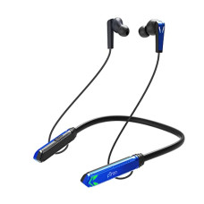 Deals, Discounts & Offers on Headphones - Ptron Tangent Jade with 30Ms Gaming Mode, Environmental Noise Cancellation Hd Bluetooth Wireless in Ear Earphones with Mic 5.2, Fast Charging, Ipx4 Water Resistance & Voice Assistance (Blue & Black)