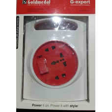 Deals, Discounts & Offers on Electronics - Goldmedal 240V G-Expert 2 Pin 5 Mtr Cable Extension Cords (White And Red)