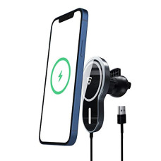 Deals, Discounts & Offers on Mobile Accessories - RAEGR MagFix Arc M1220 Mag-Safe Compatible Wireless Car Charger