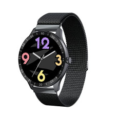 Deals, Discounts & Offers on Electronics - ZEBRONICS Zeb- FIT3220CH Smart Fitness Watch with Full Touch TFT Round Display, Metal Body, -Day Data Storage, SpO2, BP & Heart Rate Monitor, IP68 Water Resistant (Metallic Black Strap)