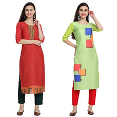 Deals, Discounts & Offers on Women - [Size S] Sancom Women's Crepe Regular Kurta