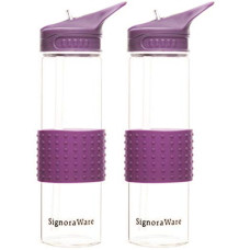 Deals, Discounts & Offers on  - Signoraware Aqua Frost 550ml and Aqua Frost 550ml (Combo Borosilicate Glass), 550ml+550ml, Set of 2, Clear
