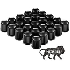 Deals, Discounts & Offers on Accessories - ACUTAS 20 Pcs Car Wheel Universal Tire Stem Covers For Cars, SUVs, Bike and Bicycle, Trucks, Motorcycles Heavy-Duty Valve Cap (Black, 20)