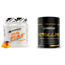 Deals, Discounts & Offers on  - Bigmuscles Nutrition Real BCAA [50 Servings, Summer Bonanza] & Citrulline Malate [50 Servings, Mango Madness] | 2000 mg