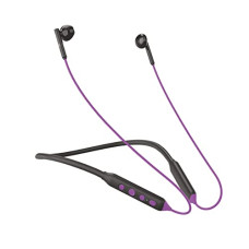 Deals, Discounts & Offers on Headphones - Portronics Harmonics Z5 Wireless Bluetooth Stereo Headset with 33Hrs Playtime, Double EQ Mode, 14.2 mm Dynamic Drivers, Click Action Buttons(Purple)