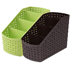 Deals, Discounts & Offers on  - Mahaware Plastic Multipurpose Storage Basket Rack Desk Organizer with 4 Sections