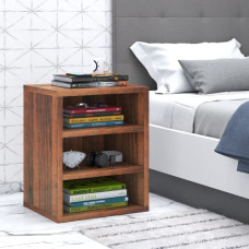 Deals, Discounts & Offers on Furniture - Klaxon Statice Side Table/Wooden Three Drawer Storage Cabinet - Walnut