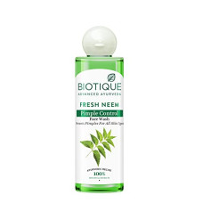 Deals, Discounts & Offers on Beauty Care - Biotique Fresh Neem Pimple Control Face Wash Prevents Pimples For All Skin Types , 200ml