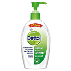 Deals, Discounts & Offers on  - Dettol Original Germ Protection Alcohol based Hand Sanitizer Pump, 200ml