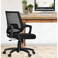 Deals, Discounts & Offers on Furniture - Da URBAN Vasto Mid-Back Revolving Mesh Ergonomic Chair