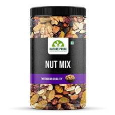 Deals, Discounts & Offers on  - Nature Prime 100% Natural Premium Mix Dry Fruits and Nuts [Almonds, Cashew, Kishmish, Apricot, Black Raisins,kiwi] Dry Fruits, Seeds & Nuts.(500 gm)