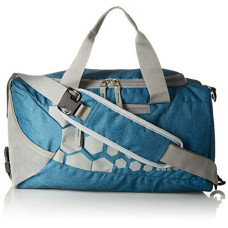 Deals, Discounts & Offers on  - Nivia Carrier-5 Polyester Melange Bag Large Grey Orange (Sky Blue Grey, 5516-40CM)