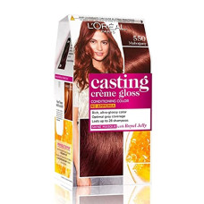 Deals, Discounts & Offers on Beauty Care - L'Oral Paris Semi-Permanent Hair Colour, Ammonia-Free Formula & Honey-Infused Conditioner, Glossy Finish, Casting Crme Gloss, Mahogany 550, 87.5g+72ml