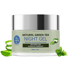 Deals, Discounts & Offers on Beauty Care - The Moms Co. Natural Green Tea Night Gel l Light Weight l Hydrating l Controls Sebum l Fights Acne l Soothing & Calming l 50 Gms