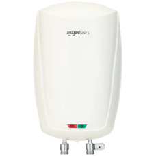 Deals, Discounts & Offers on  - Amazon Basics 3-Litre Instant Water Heater Geyser, Fast Water Heating, 3000 W, 6 Bar Pressure, Easy Install