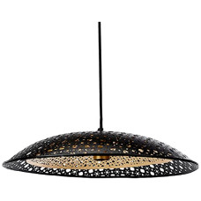 Deals, Discounts & Offers on  - Amazon Brand - Stone & Beam Burano Hanging Lamp, Small Dome