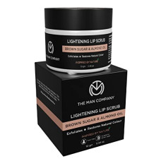 Deals, Discounts & Offers on Beauty Care - The Man Company Lightening Lip Scrub with Brown Sugar & Almond Oil | For Dry / Chapped Lip | Nourishes | Moisturizes | Brightening - 10gm