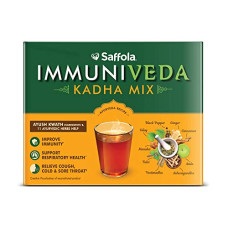 Deals, Discounts & Offers on  - Saffola Immuniveda 100% Ayurvedic Kadha | Instant Relief from Cough and Cold | Best