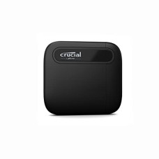 Deals, Discounts & Offers on  - Crucial X6 500GB Portable SSD Up to 540MB/s USB 3.2 External Solid State Drive, USB-C - CT500X6SSD9, Black, 39 Grams
