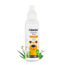 Deals, Discounts & Offers on  - Pawsh | Natural Anti Tick and Flea Spray (120ml) | Itch- Free Experience, Tick Repellant, Citronella and Lemongrass Enriched, SLS & Paraben Free, Safe