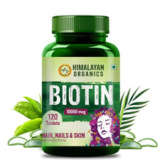 Deals, Discounts & Offers on  - Himalayan Organics Biotin 10000mcg