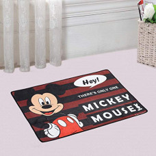 Deals, Discounts & Offers on  - Fun Homes Polyvinyl Chloride Anti-Slip 'Disney Mickey Mouse' Bath Mat (Maroon, 23