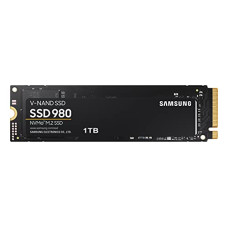Deals, Discounts & Offers on  - Samsung 980 1TB Up to 3,500 MB/s PCIe 3.0 NVMe M.2 (2280) Internal Solid State Drive (SSD) (MZ-V8V1T0)