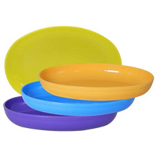 Deals, Discounts & Offers on  - Wonder Plastic Sigma Snacker Microwave Safe Bowl Set, 4 pc 500 ml, Blue Yellow Green Violet Color, Made in India, KBS02149