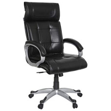 Deals, Discounts & Offers on Furniture - Townsville Chile High Back Office Chair (Black) Fixed ARM | 1 Min Easy Installation (Watch Demo Video)