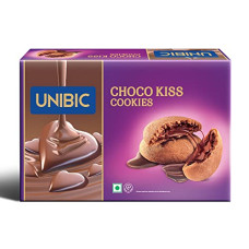 Deals, Discounts & Offers on  - Unibic Foods India Pvt LTD Choco Kiss Cookies 250g, Filled with Chocolate, Rich & Indulgent Snack Delicious Creamy Flavors, Crunchy and Choco Cream Centred Biscuits Made for Chocoholics