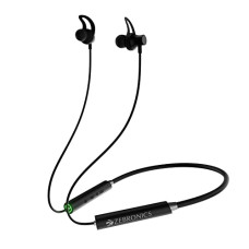 Deals, Discounts & Offers on Headphones - ZEBRONICS Newly Launched Yoga 9 with 45 Hours Backup, Bluetooth v5.2 Wireless Neckband, ENC Calling, Gaming Mode (Upto 50ms), Voice Assistant, Dual Pairing, Splash Proof and Type C (Black)