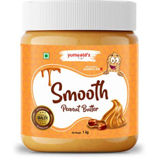 Deals, Discounts & Offers on  - Yumeatd's Original Smooth Peanut Butter | Made with Roasted Peanuts | No Added Sugar | 100% Vegan | Zero Cholesterol(1 KG)