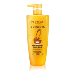 Deals, Discounts & Offers on Beauty Care - L'Oral Paris Shampoo, Moisturising & Hydrating, For Dull, Dry & Lifeless Hair, 6 Oil Nourish, 1ltr