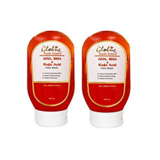 Deals, Discounts & Offers on Beauty Care - Globus Youth Extended - Exfoliating Face Wash Cleanser with AHA, BHA and Kojic Acid - 100 ml (Pack of 2)