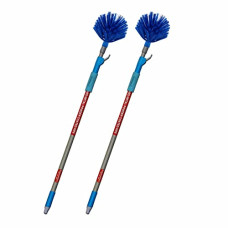 Deals, Discounts & Offers on  - Signoraware Transform Cobweb Brush Round (Expandable Upto 5 feet), Set of 2, Blue