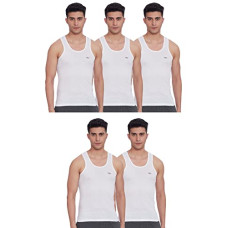 Deals, Discounts & Offers on Men - [Sizes 12 Years-13 Years, 80 CM, 85 CM] LUX VENUS Men's Cotton Vest (Pack of 5)