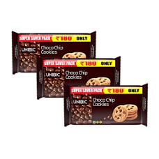 Deals, Discounts & Offers on  - Unibic Choco Chip Cookie - 500g (Pack of 3)