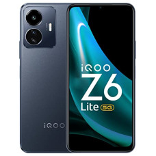 Deals, Discounts & Offers on Electronics - [HDFC Bank Card] iQOO Z6 Lite 5G (Mystic Night, 6GB RAM, 128GB Storage) | World's First Snapdragon 4 Gen 1 | Best in-Segment 120Hz Refresh Rate | 5000mAh Battery | Travel Adapter to be Purchased Separately