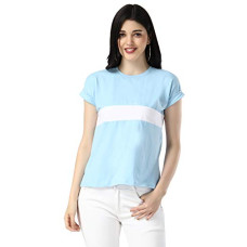 Deals, Discounts & Offers on Laptops - [Size L] DHRUVI TRENDZ Women's Lycra Cap Sleeve Plain Regular Plain Tops Ladies Stretchable Casual Top
