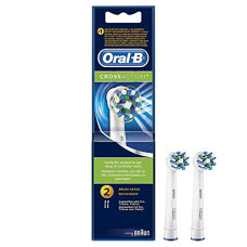 Deals, Discounts & Offers on  - Oral B Cross Action Toothbrush Heads Pack Of 2 Replacement Refills For Electric Rechargeable