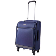 Deals, Discounts & Offers on  - AmazonBasics 53 cm Navy Blue Softsided Cabin Trolley