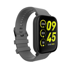 Deals, Discounts & Offers on Electronics - Wings Strive 300 Smart Watch with 7 Days Battery Life, 1.69 inch Full Touch IPS Screen, 24*7 Heart Rate Monitor Smart Band,BT Calling Function , Sleep Monitoring & IP68 Waterproof - Grey, one Size