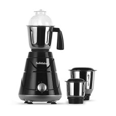 Deals, Discounts & Offers on  - Solidaire 550-Watt Mixer Grinder with 3 Jars (Black) (SLD-550-B)