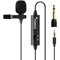 Deals, Discounts & Offers on  - MAONO AU-100 Auxiliary Omnidirectional Lavalier Clip On Collar Microphone