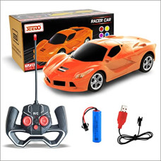Deals, Discounts & Offers on  - SEEDO Rechargeable Remote Control Racer Car High Speed Racing Sports Car with LED Headlights, High Gloss Anti Scratch 1: 24 Scale Fast RC Vehicle Toy