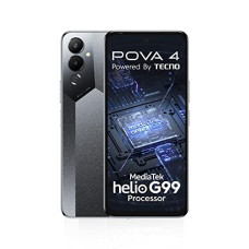 Deals, Discounts & Offers on Electronics - For HDFC Bank Credit Card] Tecno POVA 4 (Uranolith Grey,8GB RAM,128GB Storage)| Helio G99 Processor | 6000mAh Battery 18W Charger Included| 50MP Rear Camera