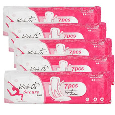 Deals, Discounts & Offers on Health & Personal Care - Wish-On Secure Plus Sanitary Pads For Womens With Wings | Sanitary Napkins For Womens | Pads For Women | Size- XL | 35 Pcs
