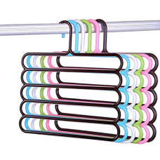 Deals, Discounts & Offers on  - Kuber Industries 6 Piece Plastic Multi-Purpose Hangers