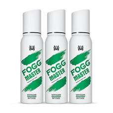 Deals, Discounts & Offers on Beauty Care - Fogg Master Voyager Intense, No Gas Perfume Body Spray For Men, Long Lasting Everyday Deodorant, 120ml Each (Pack of 3)