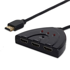 Deals, Discounts & Offers on Accessories - Microware 3 Port HDMI Switch Auto Smart Hub Box with 3 Input and 1 Output